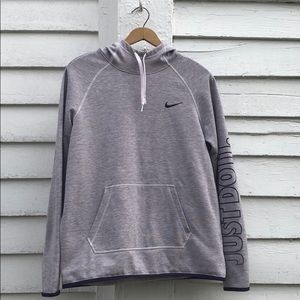 Nike dry-fit purple sweatshirt